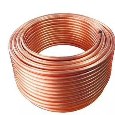 C12200 C2400 কপার কয়েল পাইপ ASTM B280 প্যানকেক টিউব এসি স্ট্রিপ এয়ার কন্ডিশনার