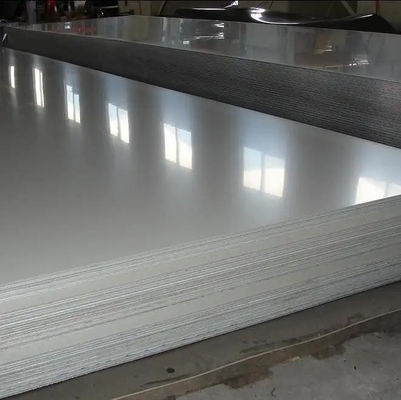 3/4 &quot; 304 স্টেইনলেস স্টীল শীট BA / 8K উজ্জ্বল নির্মাণ 4000*6000mm