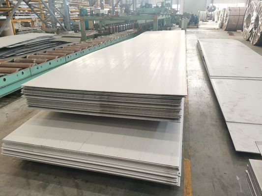 ASTM 304 স্টেইনলেস স্টিল প্লেট হট রোল্ড 3 - 16 মিমি 1500 মিমি