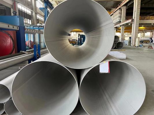 304 2205 904L ERW স্টেইনলেস স্টীল পাইপ বড় ব্যাস 150 মিমি