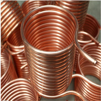 হিমায়ন সরঞ্জামের জন্য ASTM C12200 উজ্জ্বল কপার টিউব পাইপ কয়েল 150mm