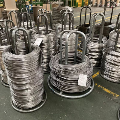 500mm 316 স্টেইনলেস স্টিল স্প্রিং ওয়্যার হার্ড ব্রাইট ASTM A582