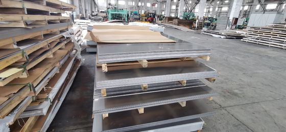 304L 316 316L স্টেইনলেস স্টিল শীট হেয়ারলাইন 30.0 মিমি 4FT × 10FT